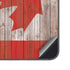 Canadian Flag Dark Wood Galaxy S25 Skin